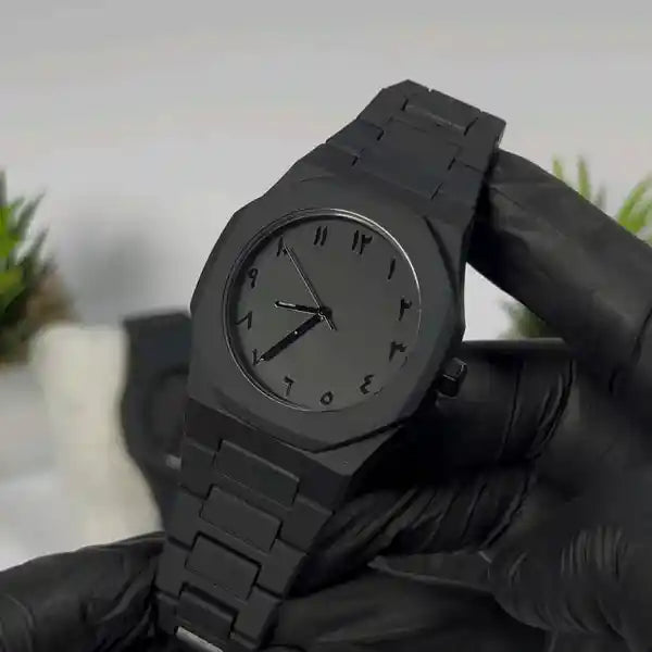 Black Arabic Aura Watch